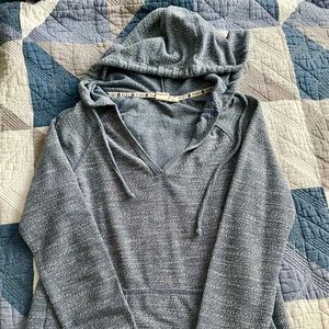 Roxy women’s blue hoodie, size m